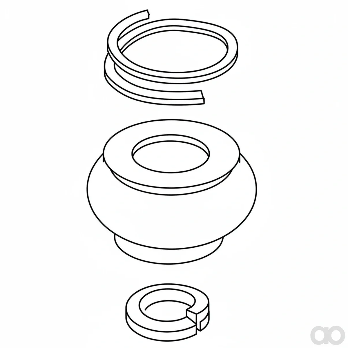John Deere - AL204778 - Allrad-Spurstangenmanschette