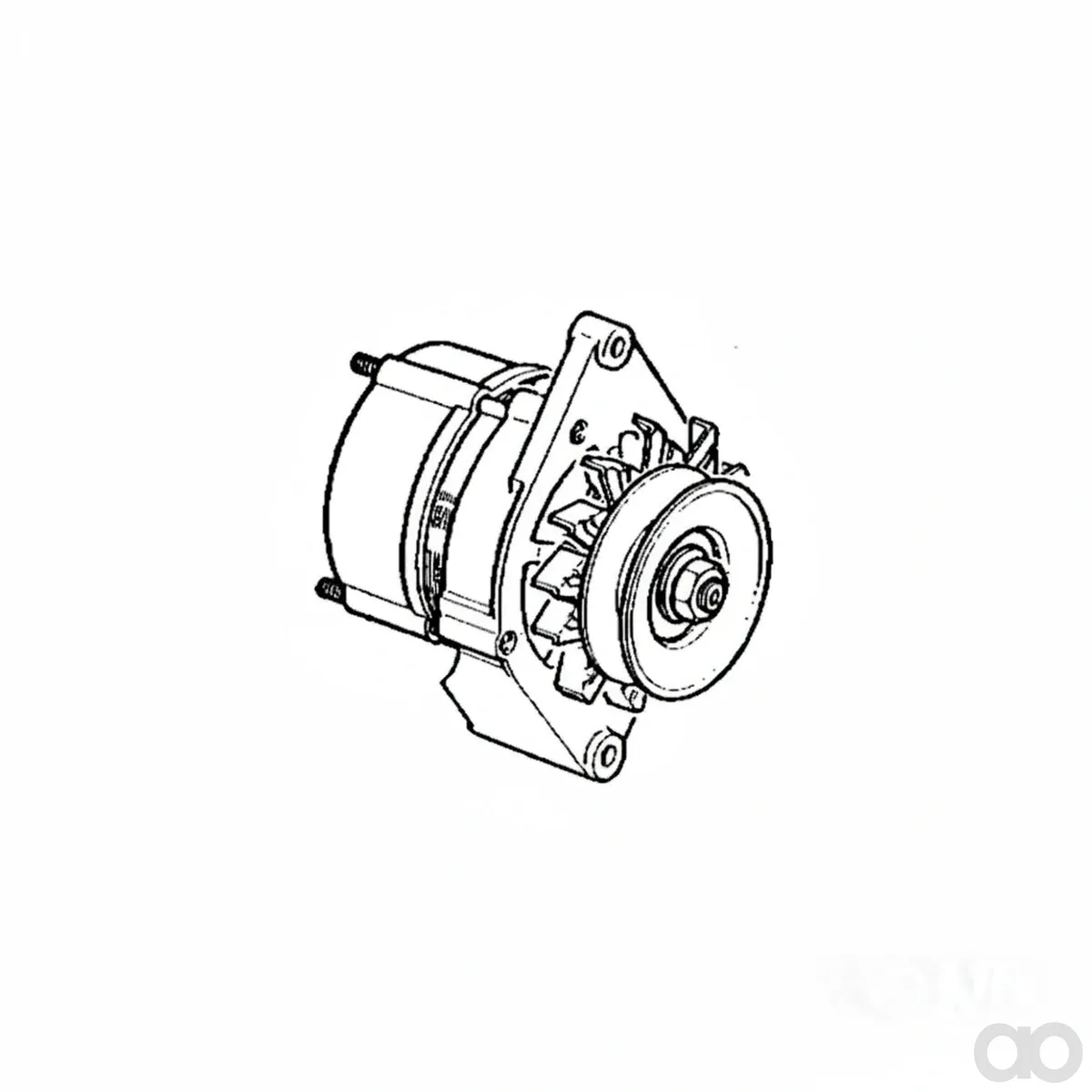 John Deere - AL207585 - Luefteralternator extern, 14 Volt, 55 A