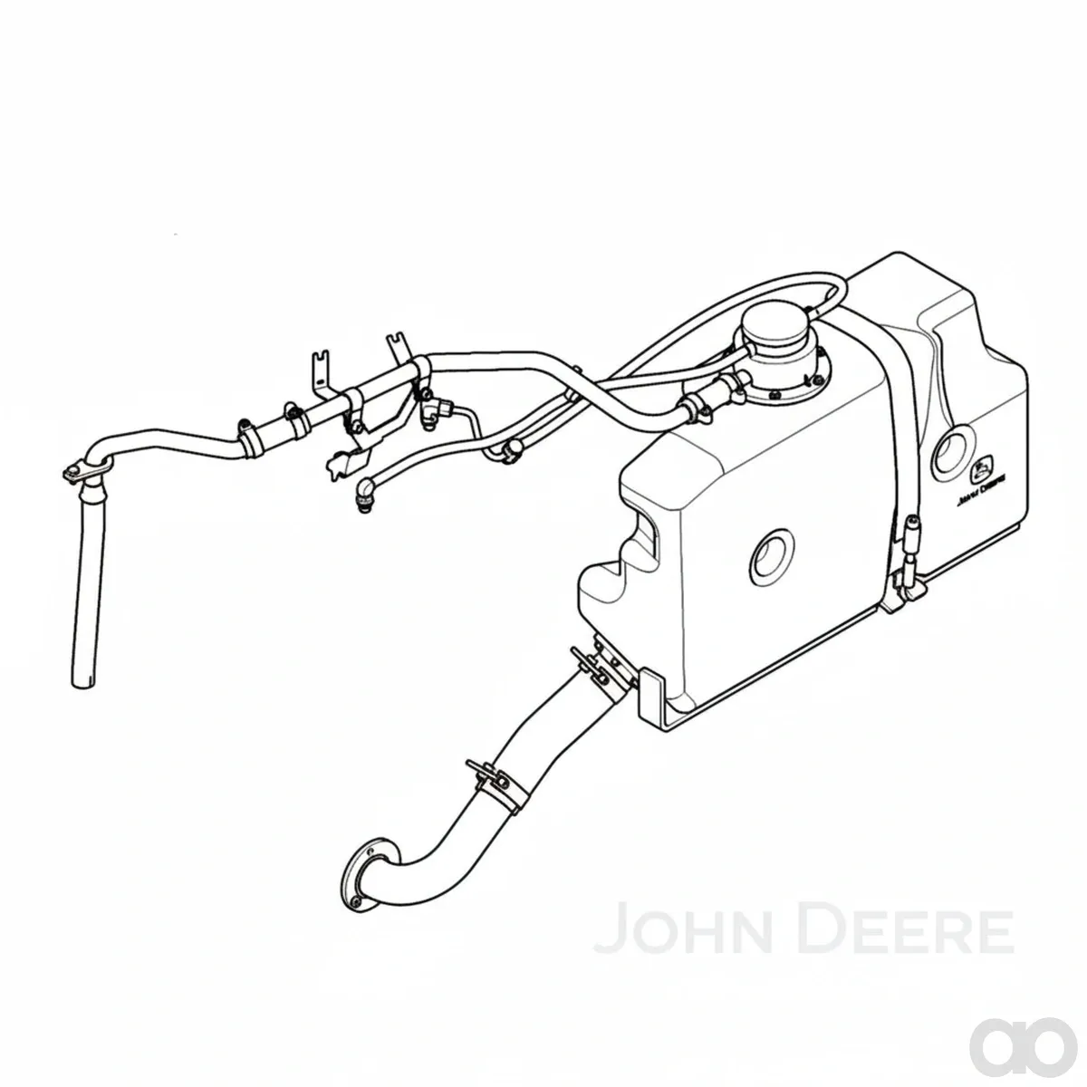 John Deere - AL207880 - Hydrauliktank