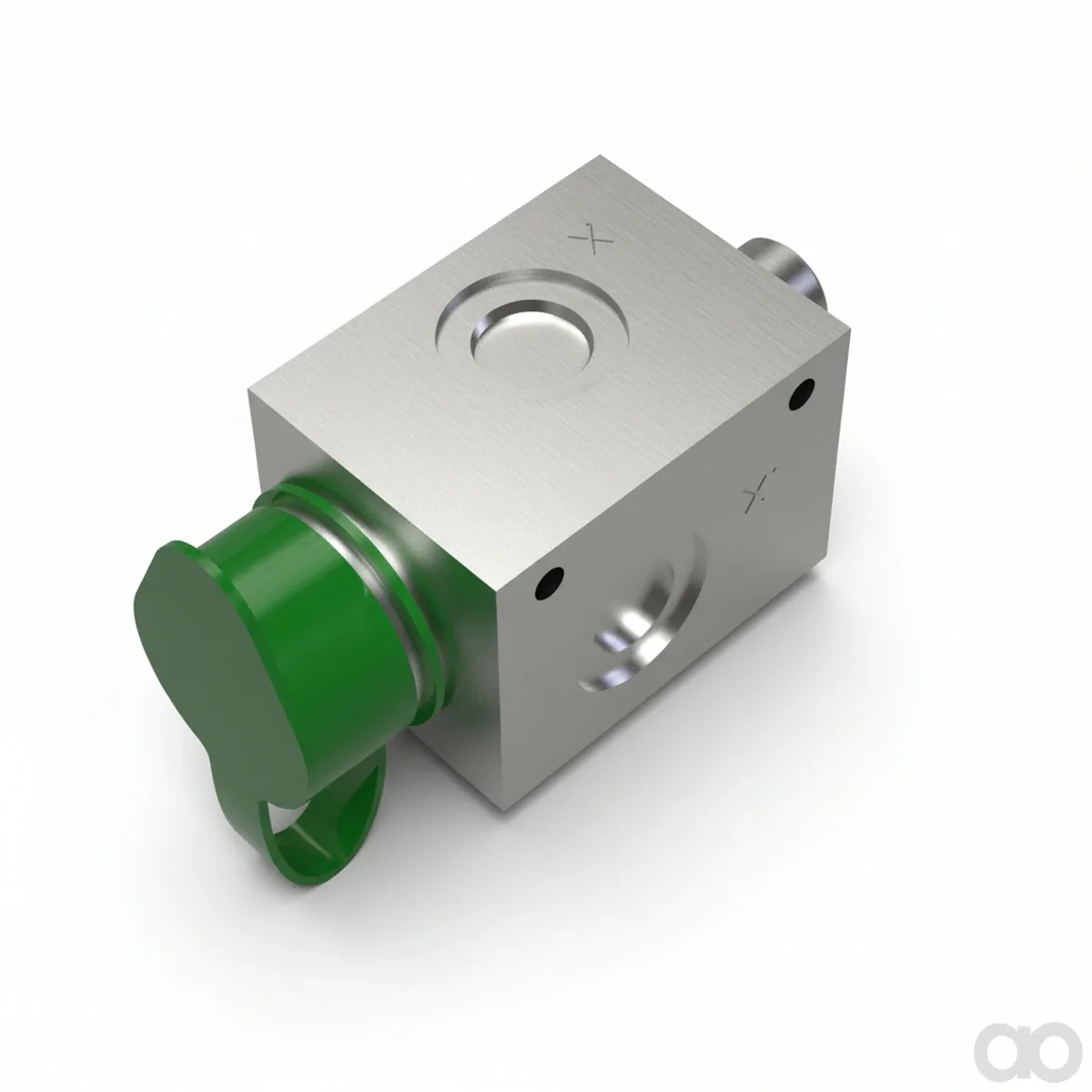John Deere - AL208342 - Schnellkupplungsstopfen mit Absperrventil