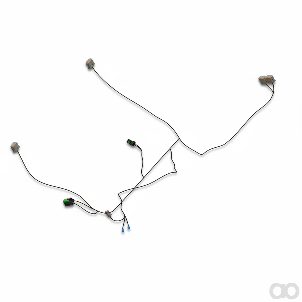 John Deere - AL224962 - Kabelbaum fuer 60-A-Hintersteckdose