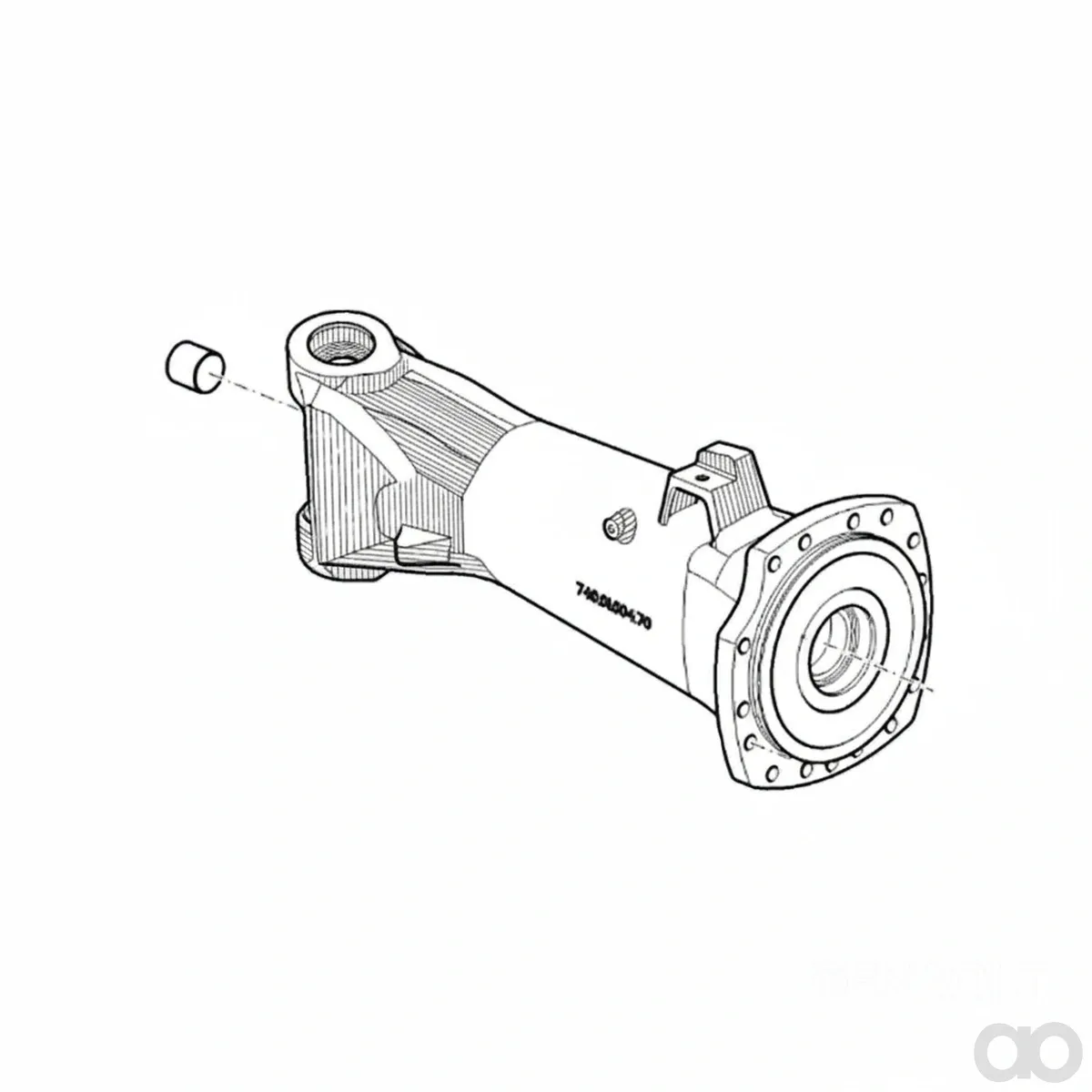 John Deere - AL225162 - Achstraeger