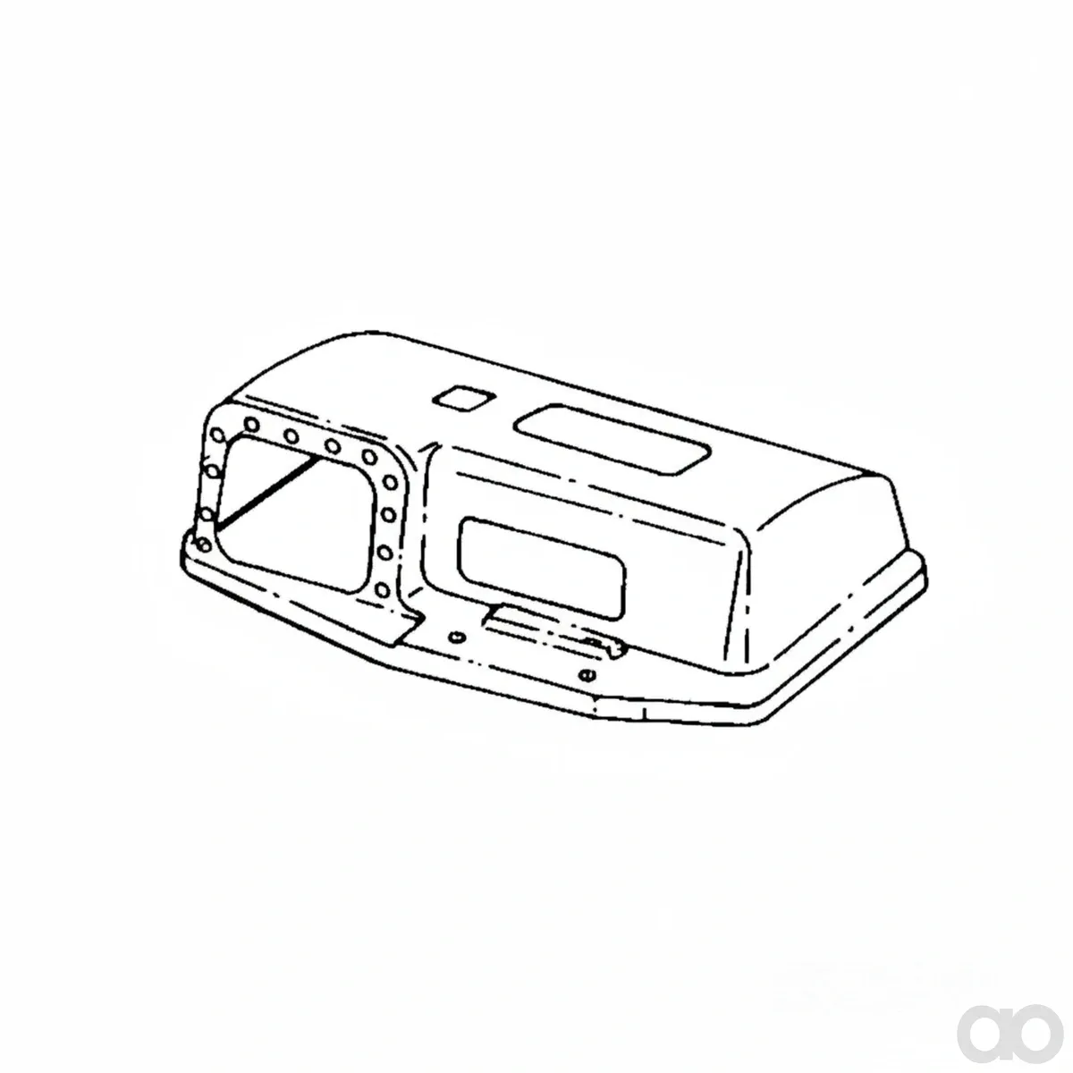 John Deere - AM127880 - Trichter-Oberabdeckungssatz