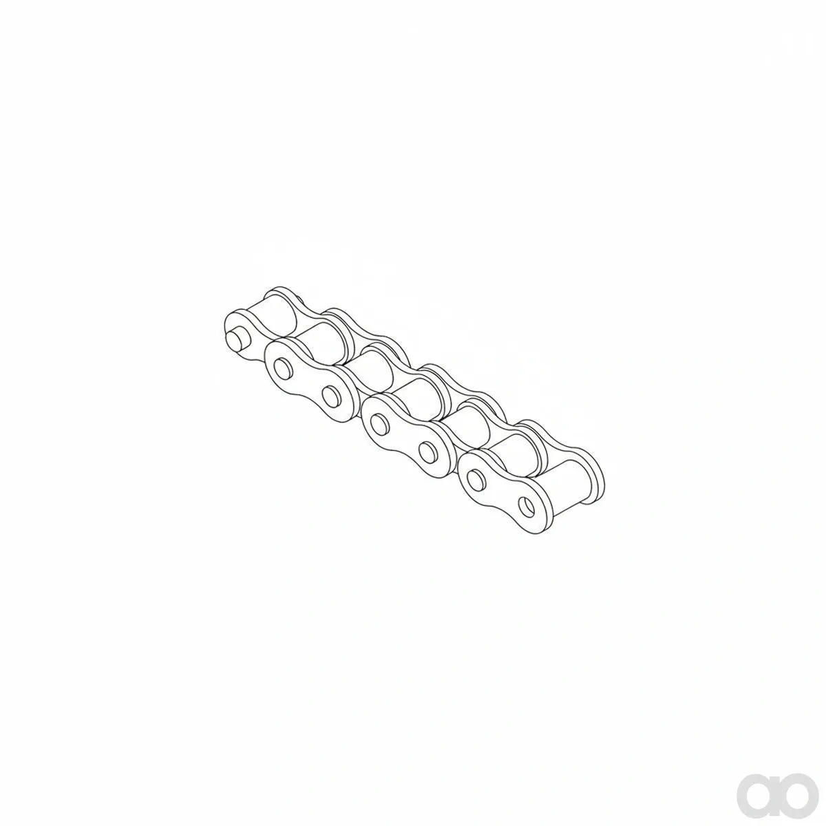 John Deere - DC43034 - Zusammenlaufende Schneckenantriebs-Rollenkette
