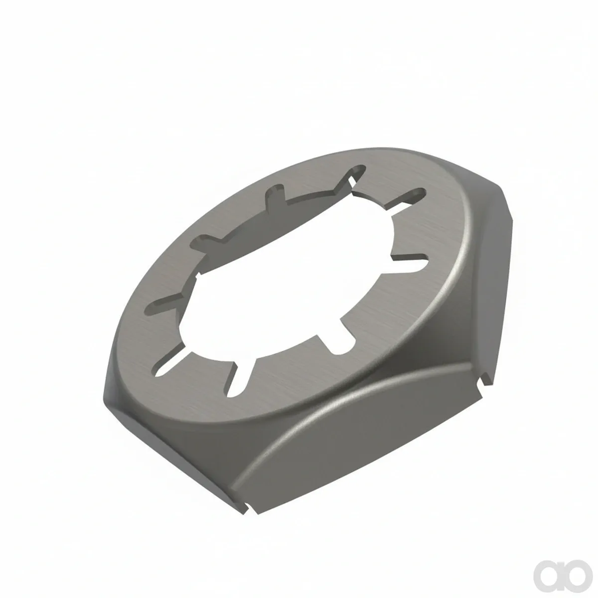 John Deere - H104418 - Sechskant-Selbstsicherungsmutter, 19,05 mm (3/4")