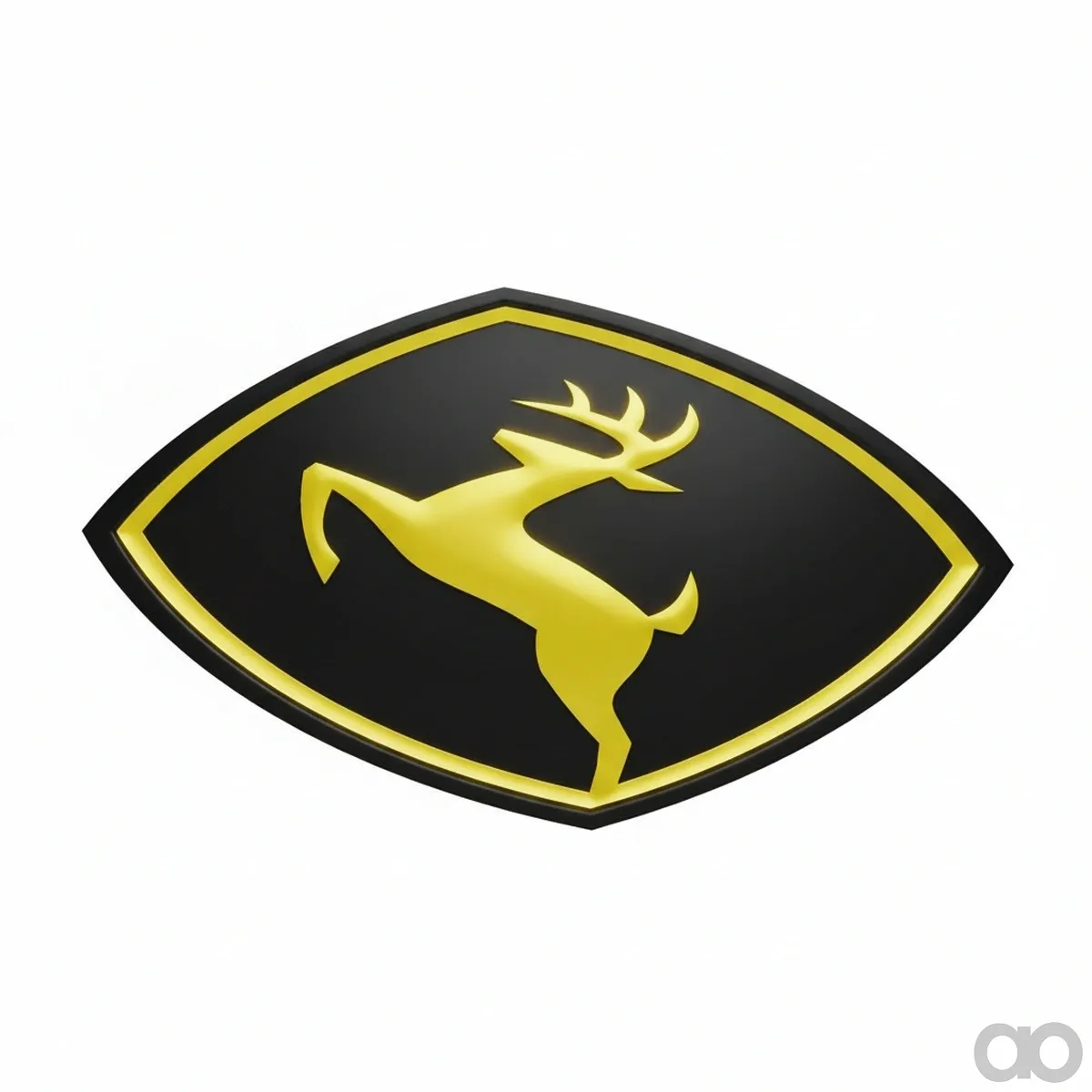 John Deere - JD5715 - Springendes Hirsch-Label