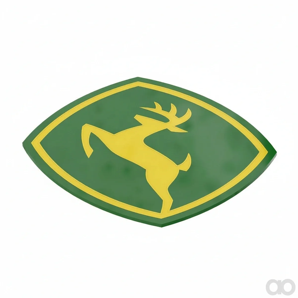 John Deere - JD5861 - Springendes Hirsch™ Warenzeichenetikett