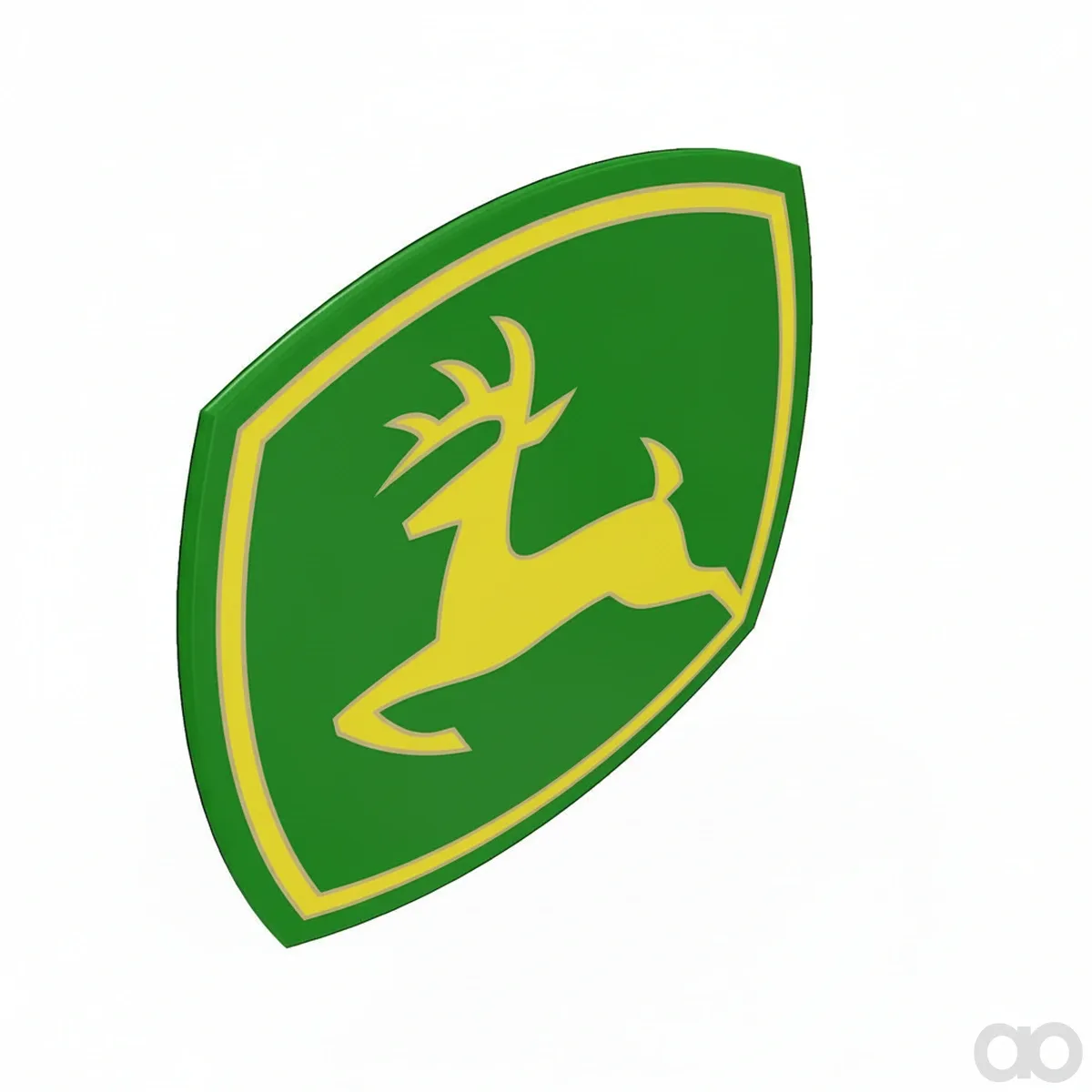 John Deere - JD5862 - Springendes Hirsch-Label