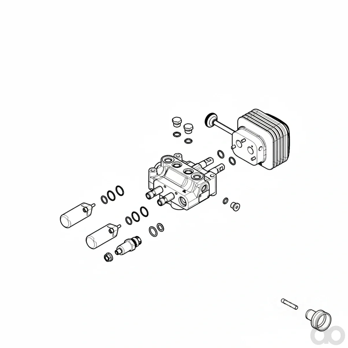 John Deere - LVA16974 - Sperrkit fuer manuelles Hydraulikventil