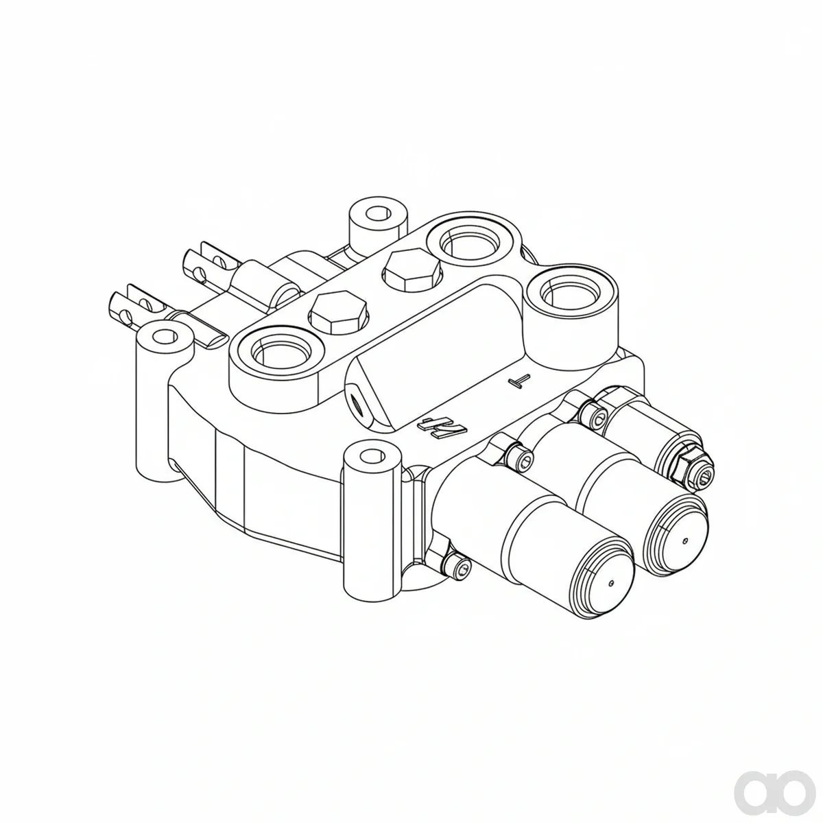 John Deere - LVA18477 - Hardware-Satz fuer Regenerativ-Wegeventil