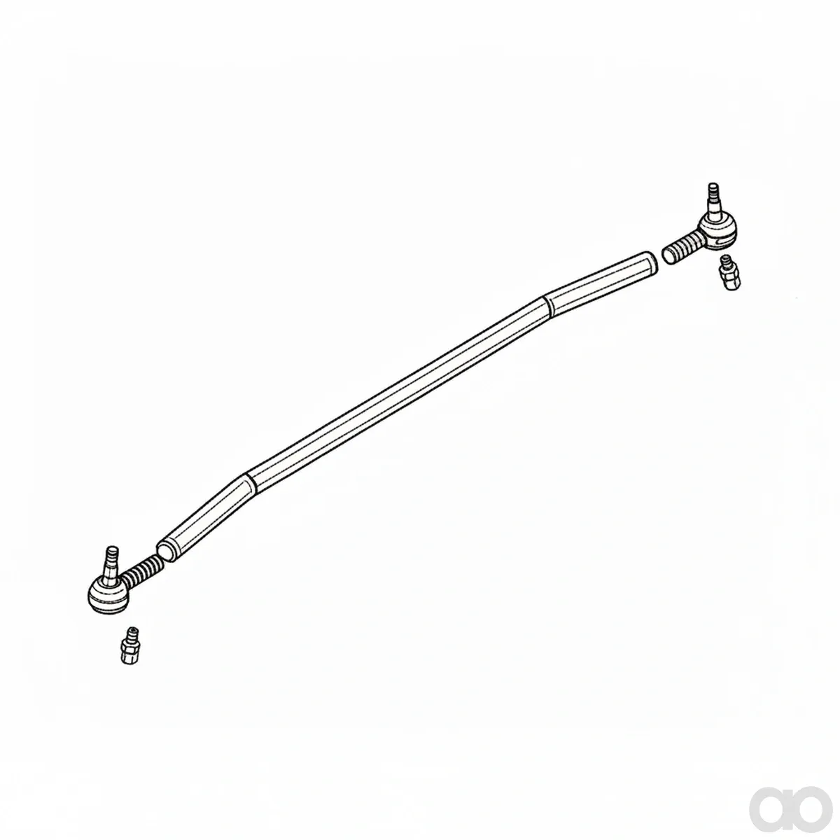 John Deere - LVA803705 - Vorderachsspurstangenbaugruppe