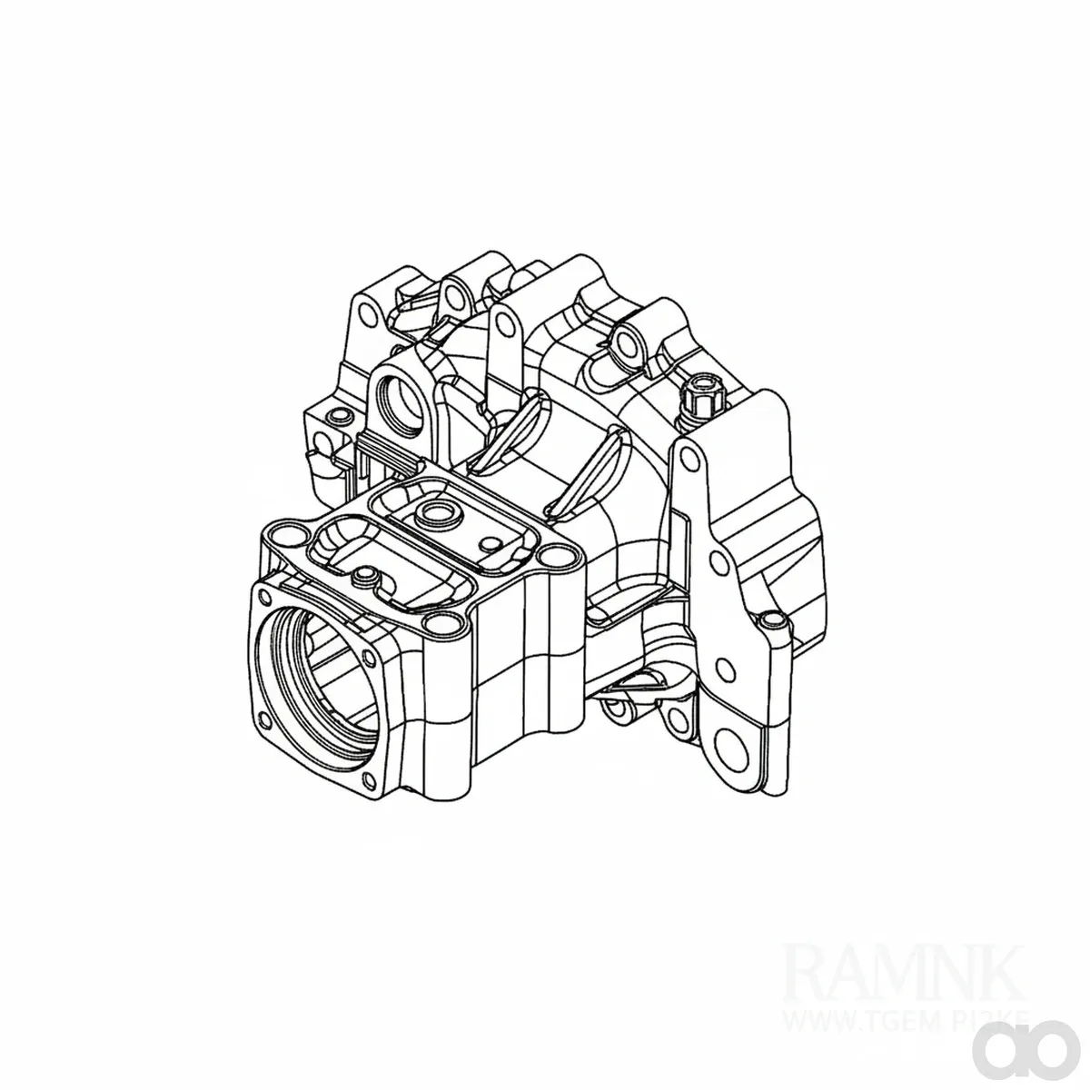John Deere - LVU803944 - Hinterachsgehaeuse
