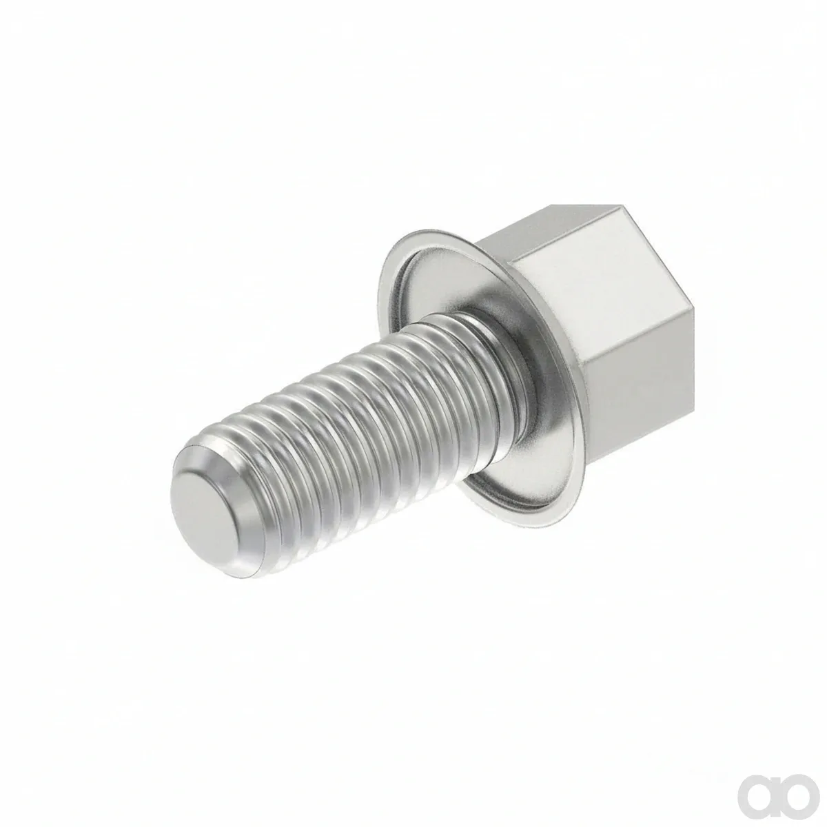 John Deere - N14820 - Sechskantschraube mit Bund und Selbstsicherung, 6,350 x 12,7 mm (1/4" x 1/2")