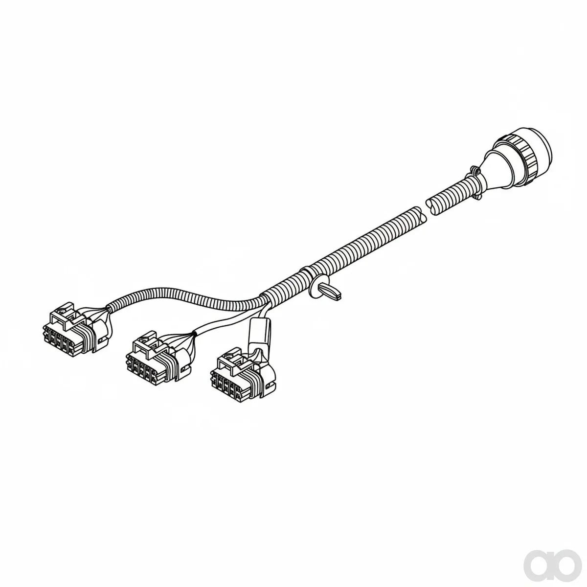 John Deere - PF90686 - GreenStar™ Bulkhead Kabelbaum Satz