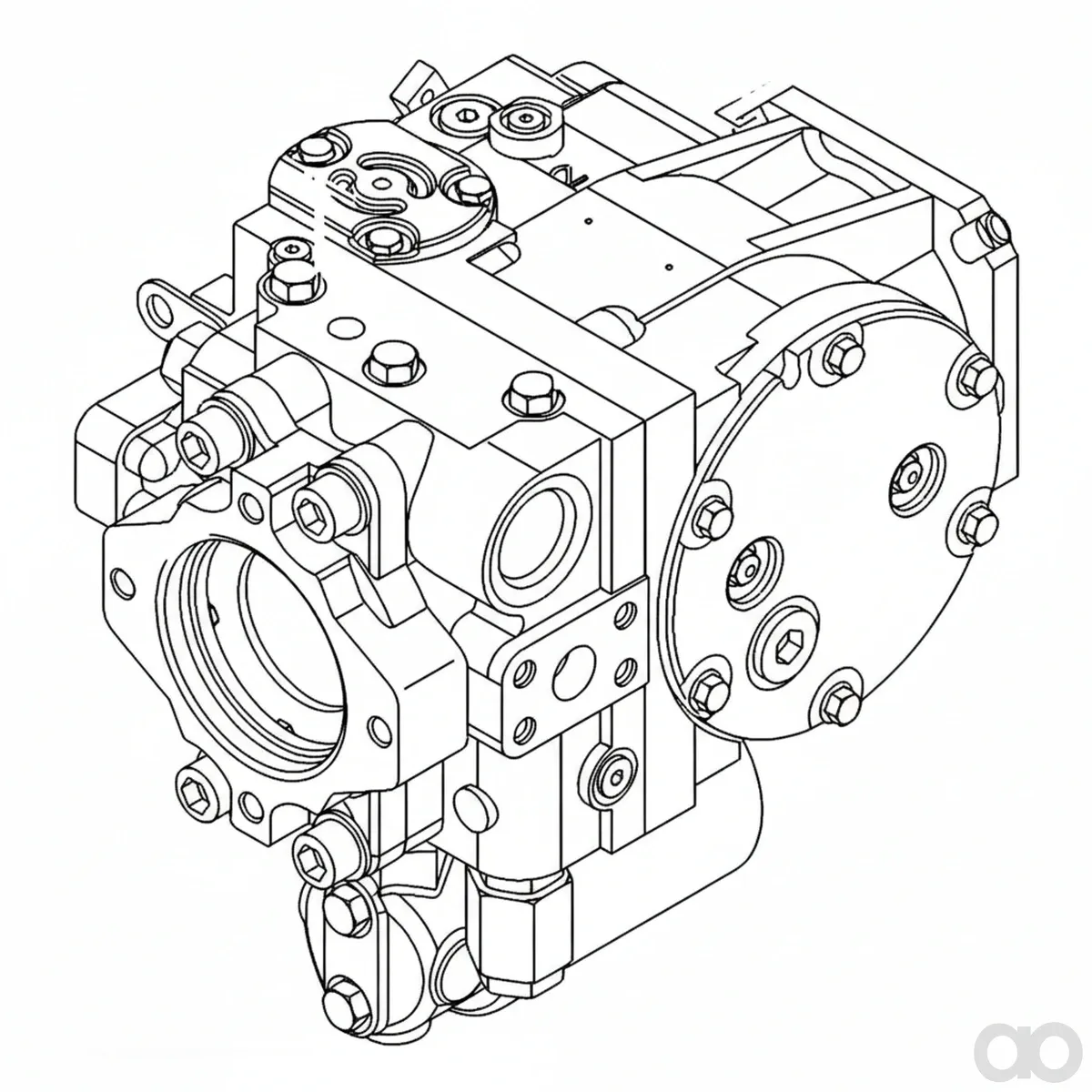 John Deere - PG200368 - REMAN-Hintere Hydraulikpumpe