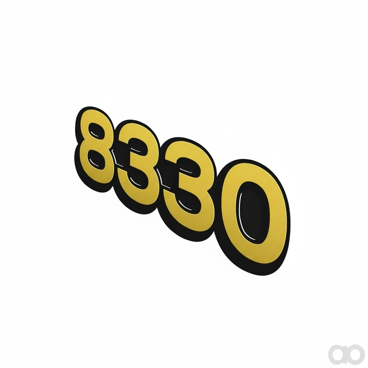 John Deere - R226952 - 8330 Modellkennzeichnungsetikett, rechte Seite
