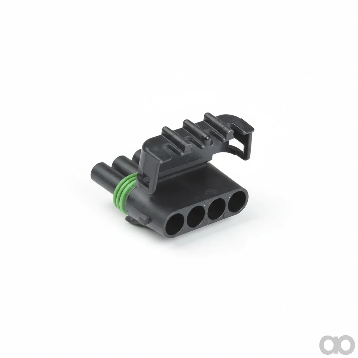 John Deere - RE12365 - Schwarze Steckverbinderbaugruppe, 4-polig