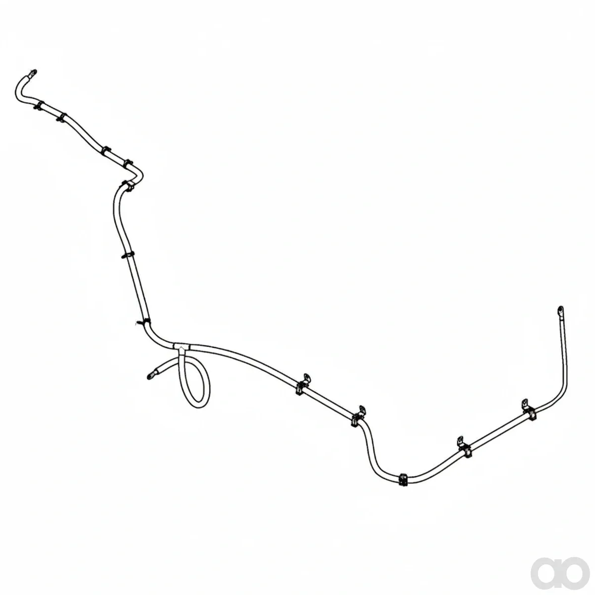 John Deere - RE238412 - Batteriekabel, Laenge 3960 mm