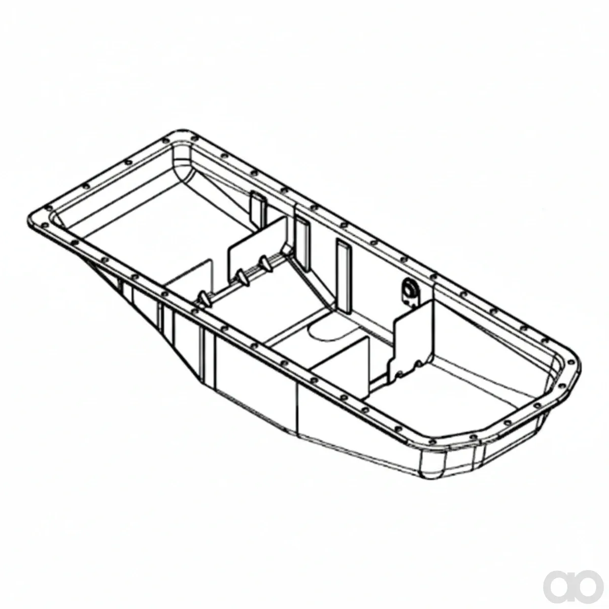 John Deere - RE528734 - Oelwanne-Gehaeusesatz