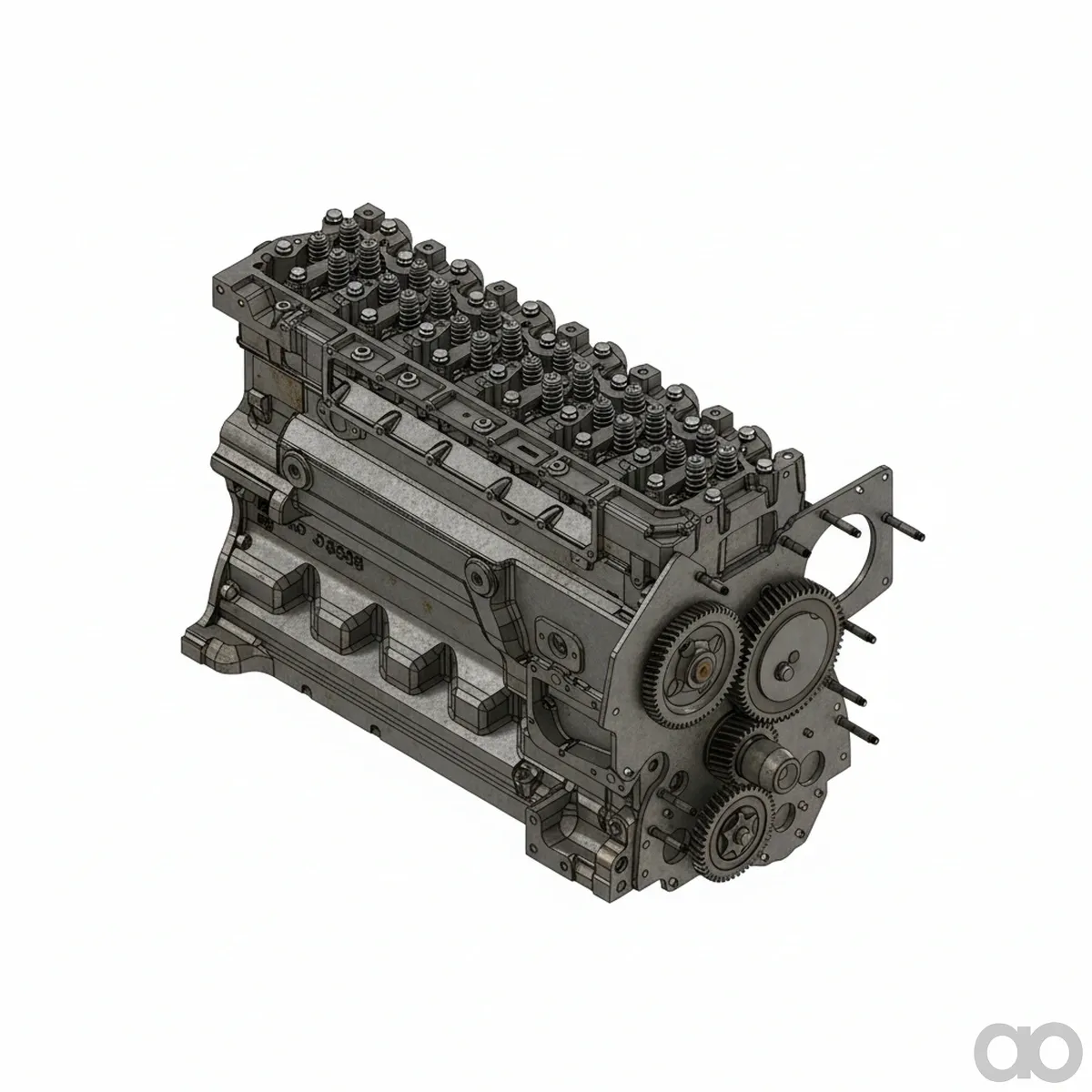 John Deere - RM100068 - REMAN Kompletter Blockaufbau, IT4