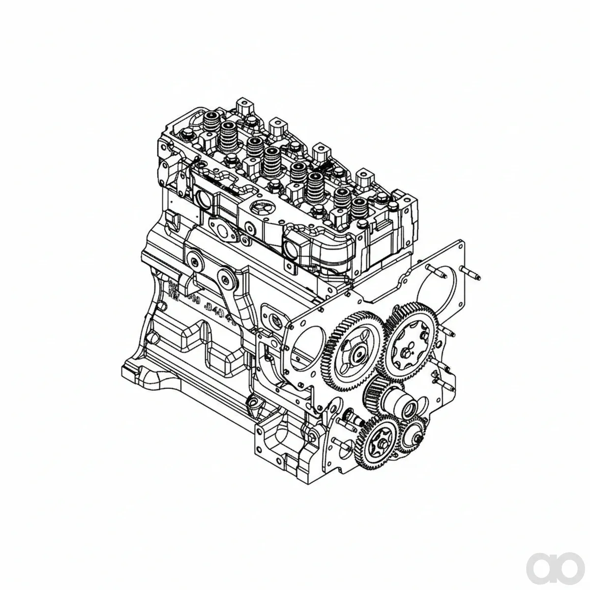 John Deere - SE500711 - Reman Kompletter Block 4,5 Liter