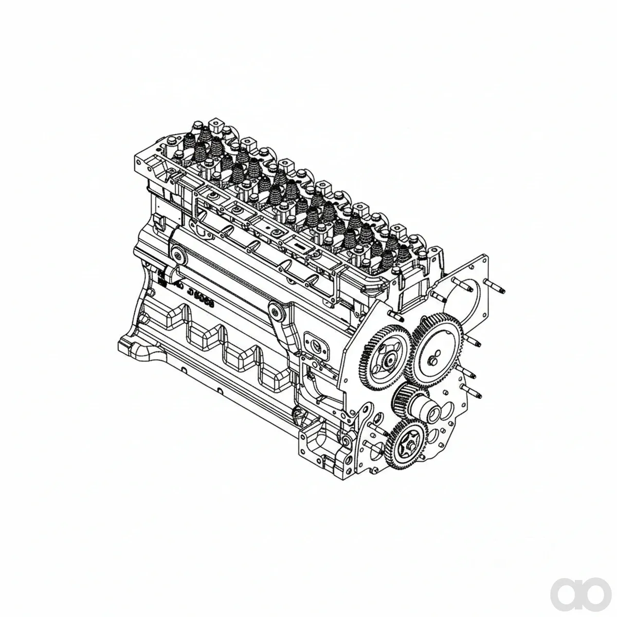 John Deere - SE501147 - Kompletter Block-Satz Reman, 6,8 Liter