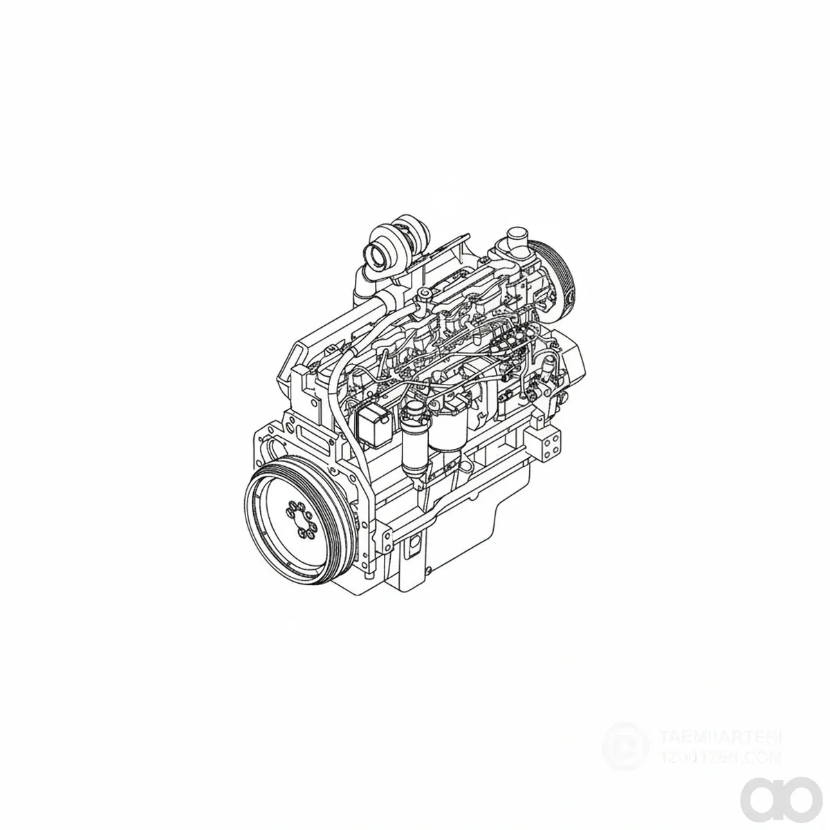 John Deere - SE501702 - REMAN Dieselmotor