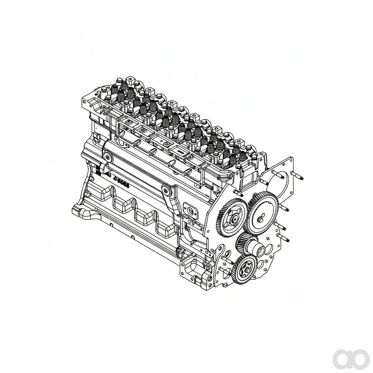 John Deere - SE501801 - REMAN Kompletter Block-Satz