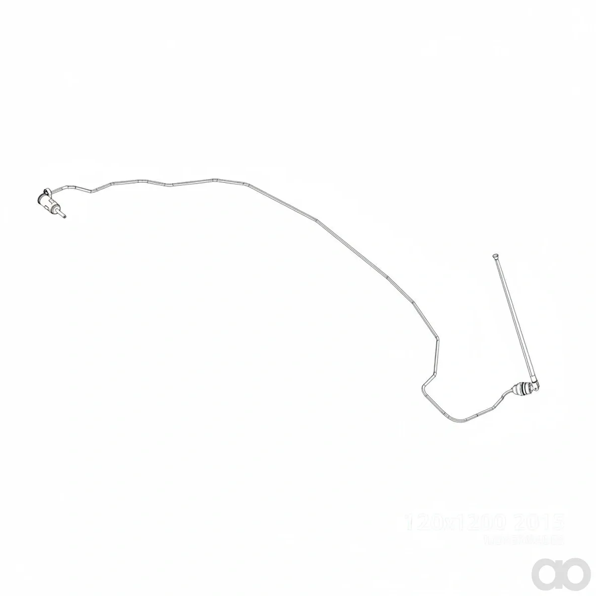 John Deere - SWJD11 - Schwerlast-Antenne 14,15 Zoll Gummimast Ober-/Seitenmontage