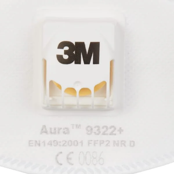 3M - 9322P010 - Staubmaske FFP2 Mit Ventil 9322+ 10pcs