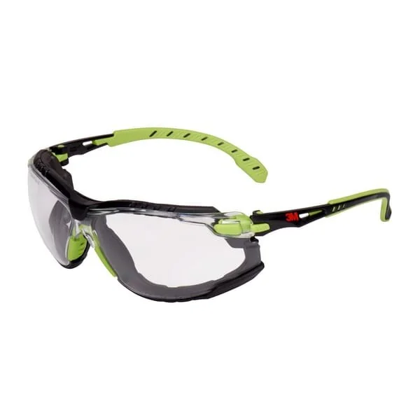 3M - S1201SGAFTSKT - Schutzbrille Solus™ 1000 Grün/Schwarz Klar Scheibe