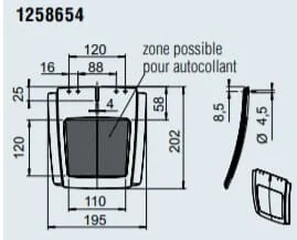 Al Ko - 1258654 - Sprühschutz 220mm schwarz