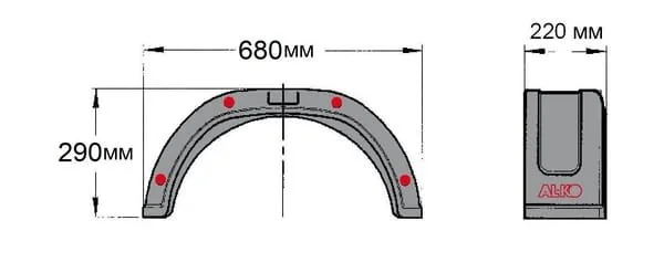 Al Ko - 1335983 - PVC Kotflügel