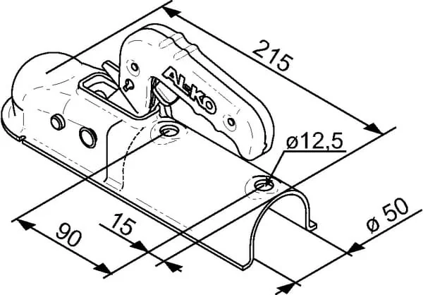 Al Ko - 1367023 - Anhängerkupplung AK7/F RD 50 PLUS