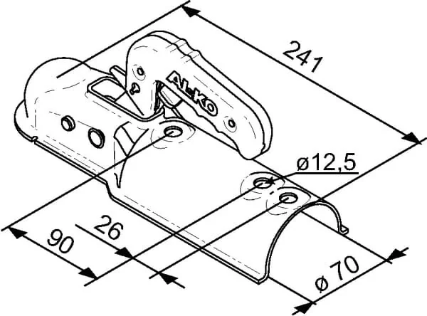 Al Ko - 1367025 - Anhängerkupplung AK7/C RD 70 PLUS