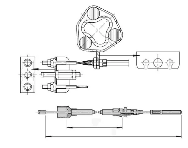 Al Ko - 4017337 - Bremszug Komplett