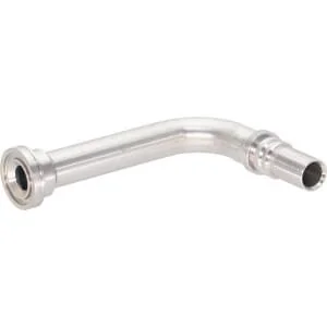 Alfagomma - SFSH251690H175G2 - Swage Kupplung 4SH-DN25 mit Flansch 90° H175