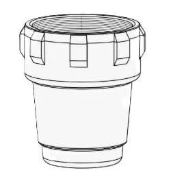 Arag - 3222A000020 - Kleiner Kabinenleitungsfilter PA66SV