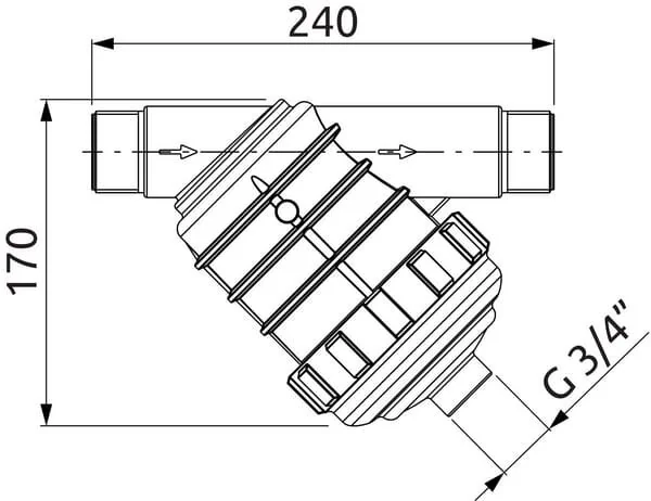 Arag - 327053AKB - Filter komplett 1/4 50 Mesh