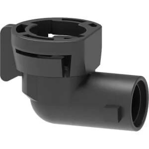 Arag - 40291401 - Schnellanschlussverbindung für 90° Kappe, Buchse-Stecker schwarz