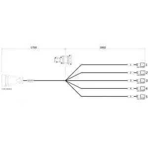 Arag - 4679000195 - Kabel 5W 2O IBX100