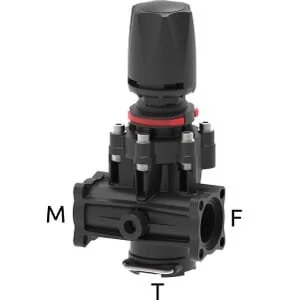 Arag - 475511 - Manuelles Membran-Druckentlastungs-Steuerventil Mit Gabelkupplung T5
