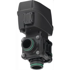 Arag - 853D27S99E - 3-Wege elektrisch verschraubte Kugelhähne mit unterem Eingang und Gabelkupplungen