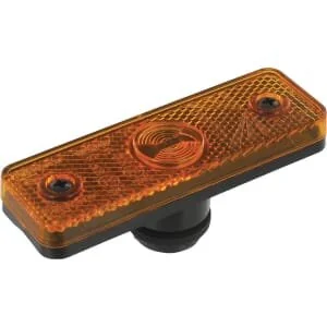 Aspöck - 212200004 - Markierungsleuchte LED, rechteckig, orange, anschraubbar, Flatpoint