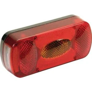Aspöck - 243000157 - Rücklicht Rechteckig, Rot/Gelb, Anschraubbar, 218xMidipoint II