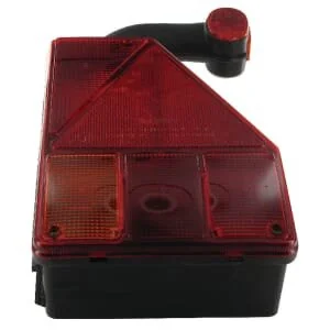Aspöck - 244251007 - Rückleuchte Rechts Halogen, Rot/Gelb, Anschraubbar, Ohrpunkt