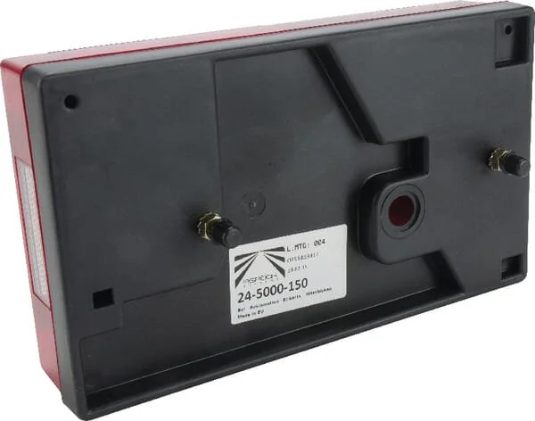 Aspöck - 245000157 - Rücklicht LH Rechteckig, Rot/Gelb, Anschraubbar, Multipoint