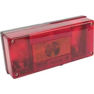 Aspöck - 246000007 - Rücklicht Rechteckig, Rot/Gelb, Anschraubbar, Midipoint