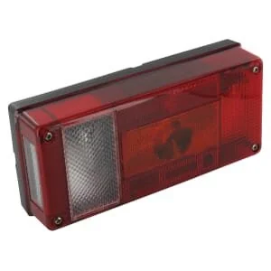 Aspöck - 246210007 - Rücklicht Rechteckig, Rot/Gelb, Anschraubbar, Midipoint