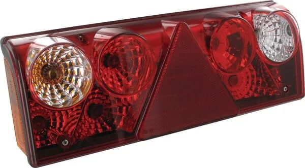 Aspöck - 256001507 - Rücklicht LH Rechteckig, Rot, Zum Schrauben, Europoint II